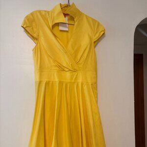 yellow sun dress